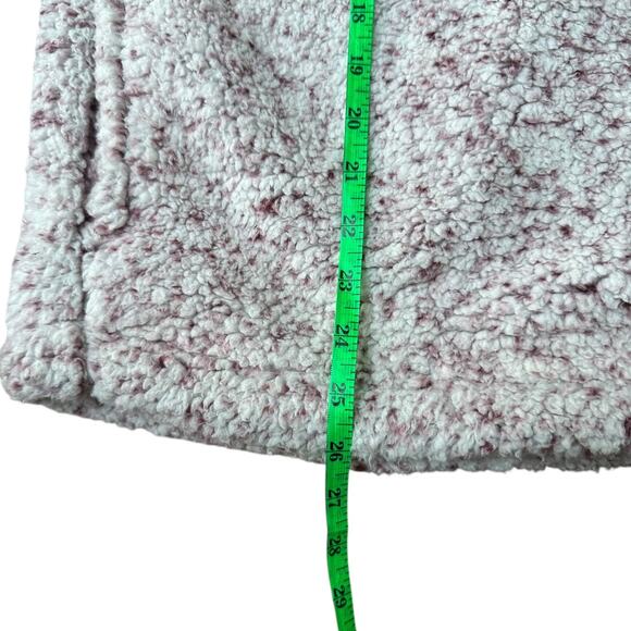 Time and Tru Lavender Fleece Quarter Zip Pullover Girl’s Size M (8-10) - Picture 13 of 14